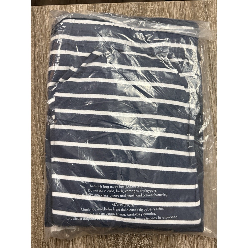 LAKE Men's Pima Pocket Long Pajama Set Navy Breton Stripe XXL NWT - Picture 5 of 5